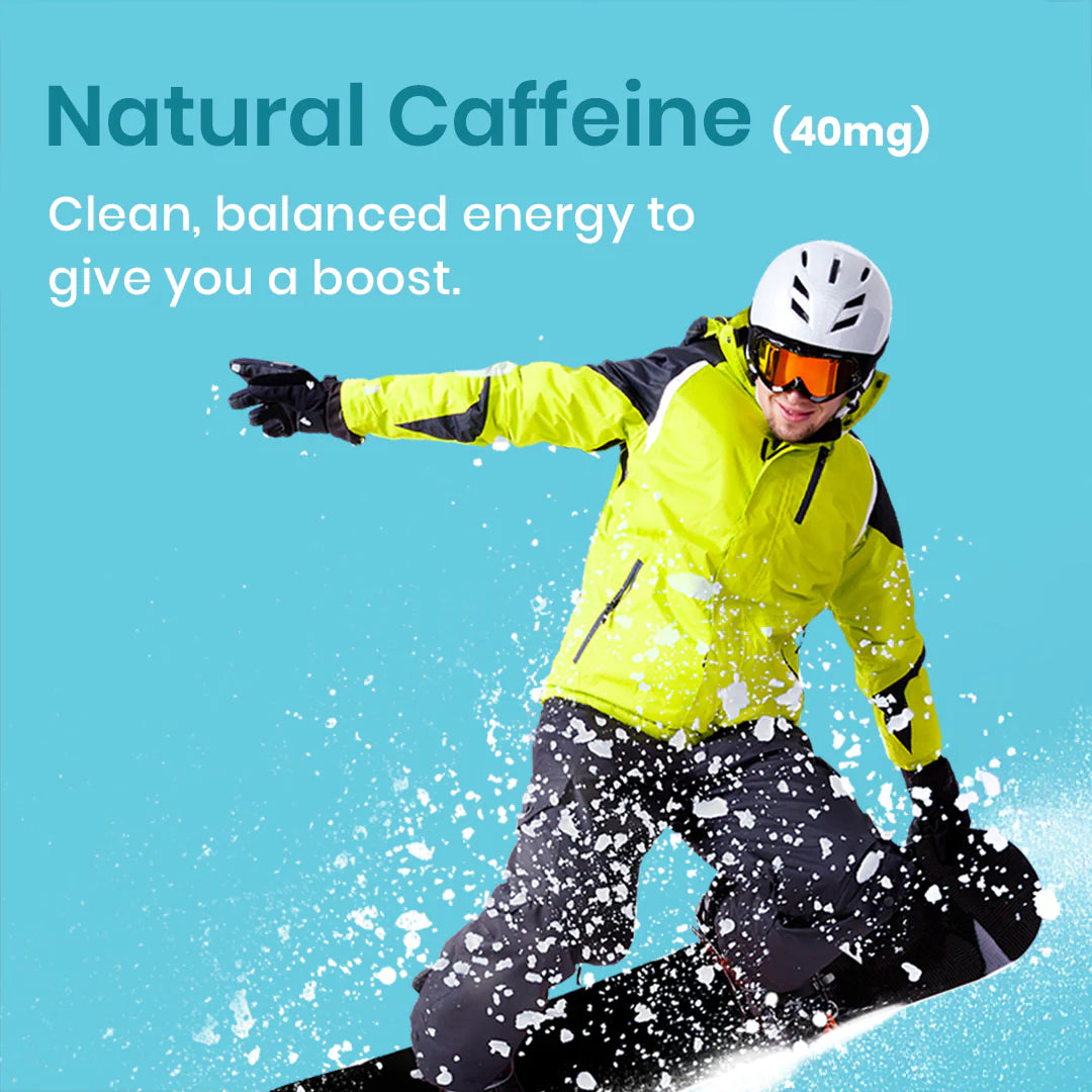 NeuroGum Energy Caffeine Gums - Cinnamon (30 Pieces: 15 X 2 gum sachets)