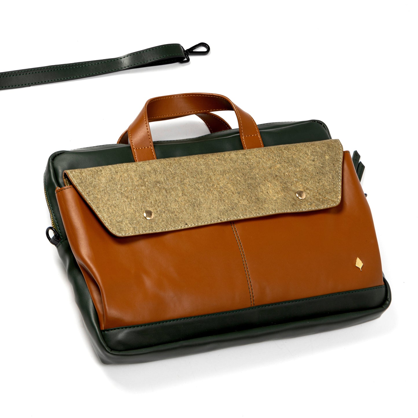 Willow Vegan Leather Laptop Sleeve – Tan
