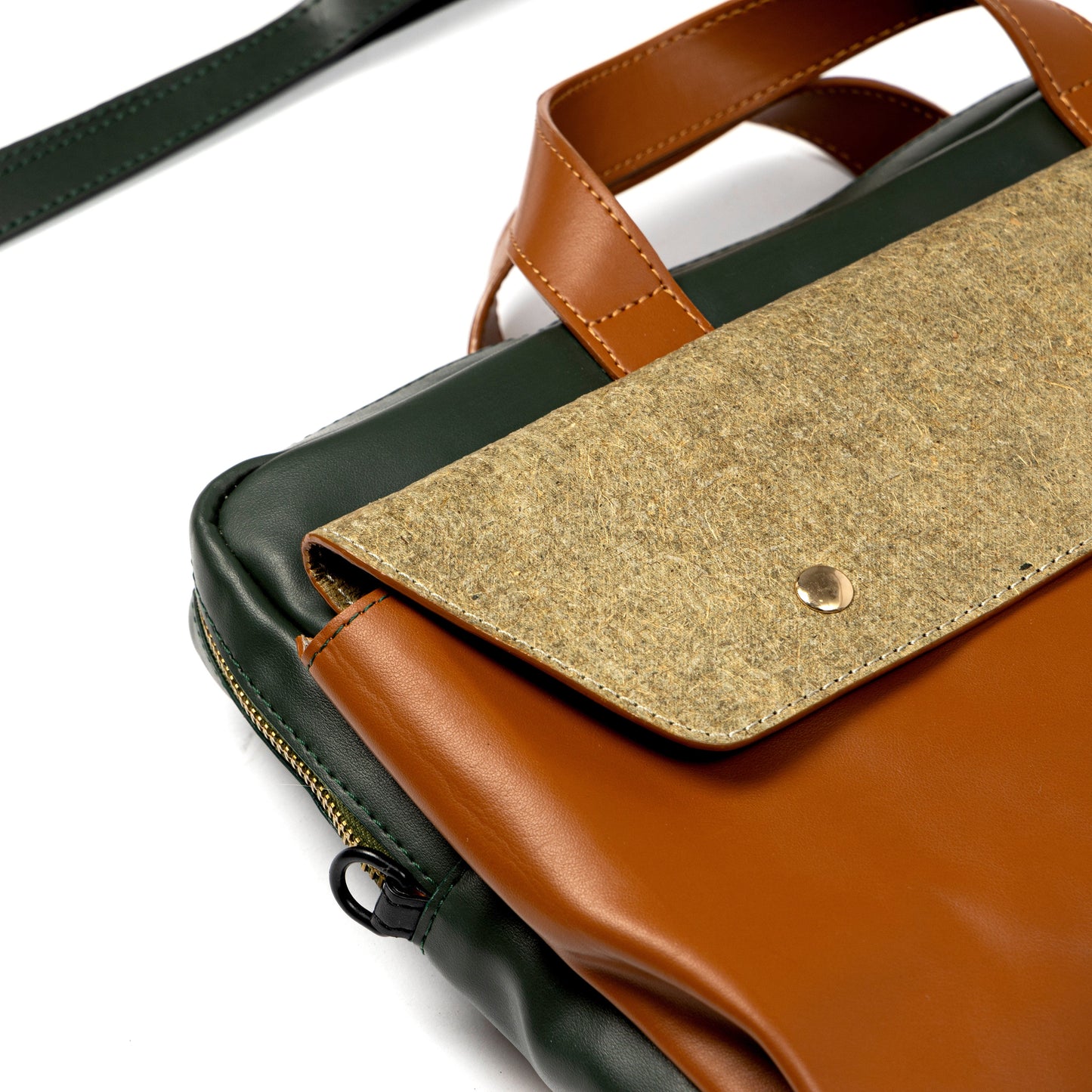 Willow Vegan Leather Laptop Sleeve – Tan