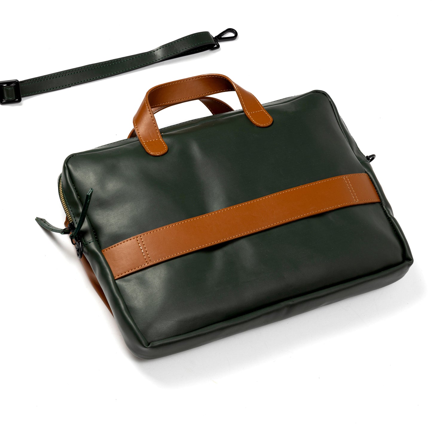 Willow Vegan Leather Laptop Sleeve - Tan