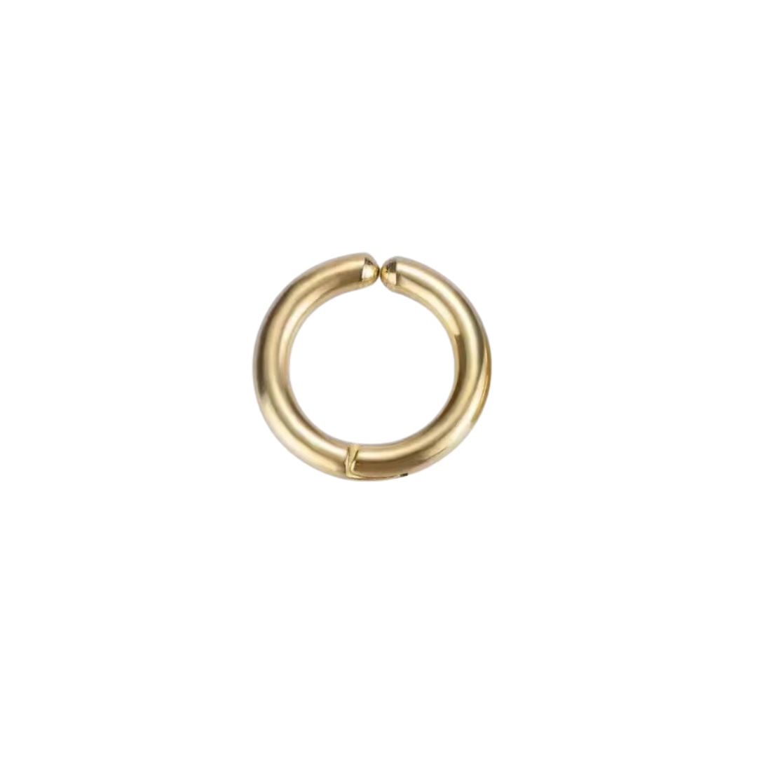 PRESSING HOOP - (GOLD UNPIERCED)