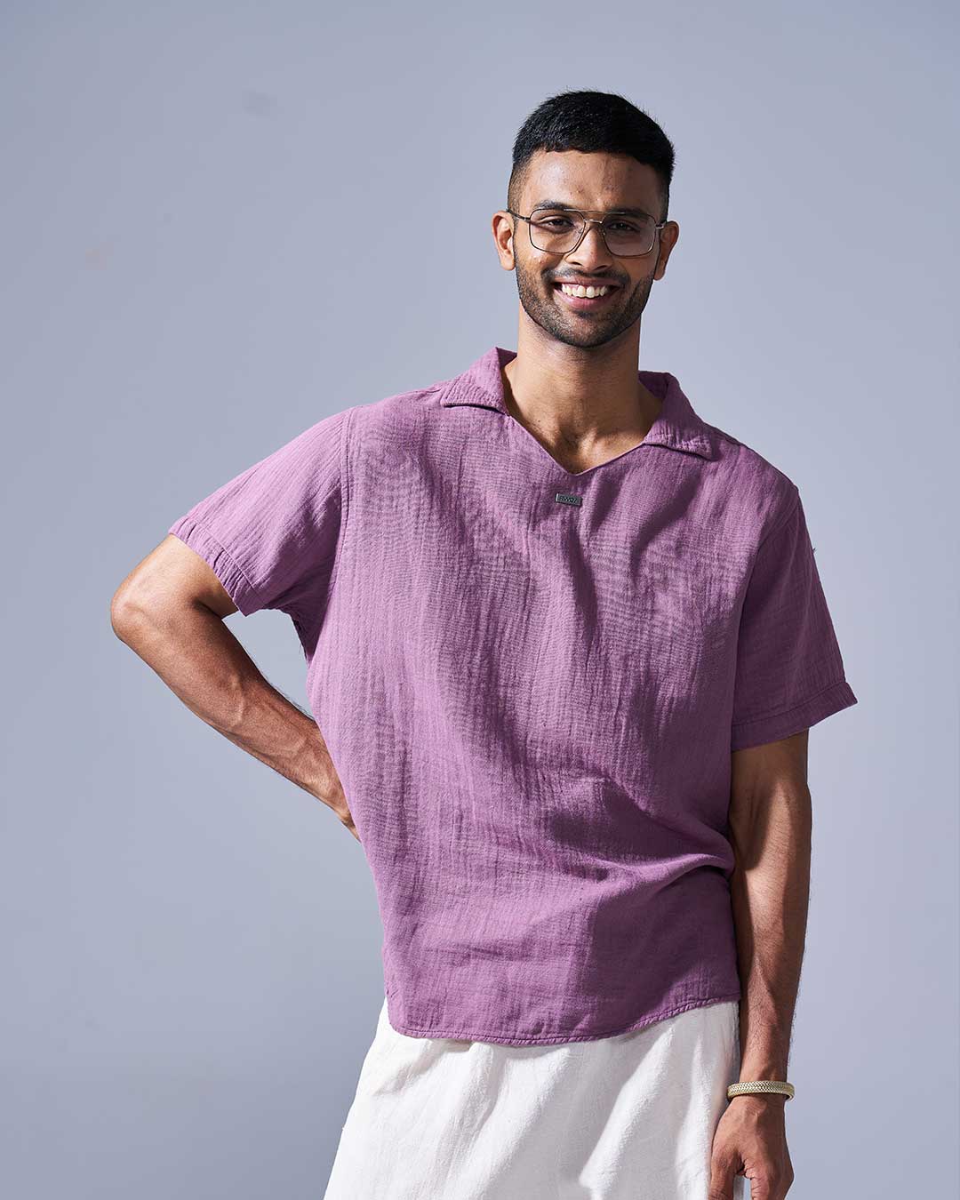 RWDY SOFT MUSLIN SHIRT | SLATE SHADOW