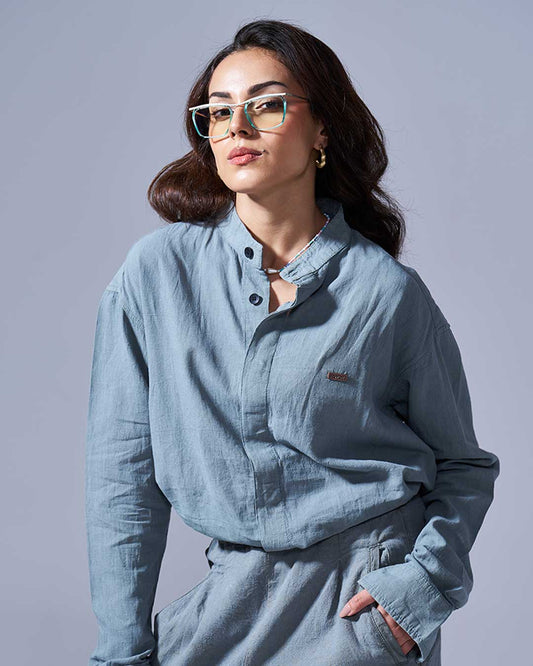 RWDY MONO FLOW SHIRT | OLIVE FOG