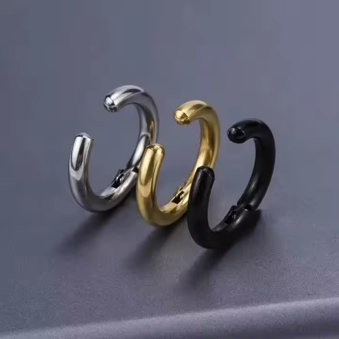 PRESSING HOOP - (GOLD UNPIERCED)