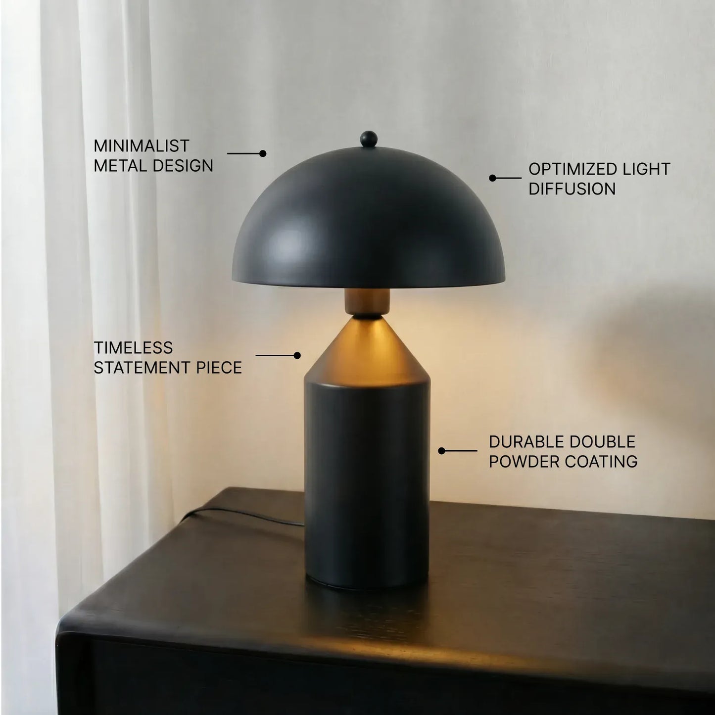 Cone Pagen Table Lamp
