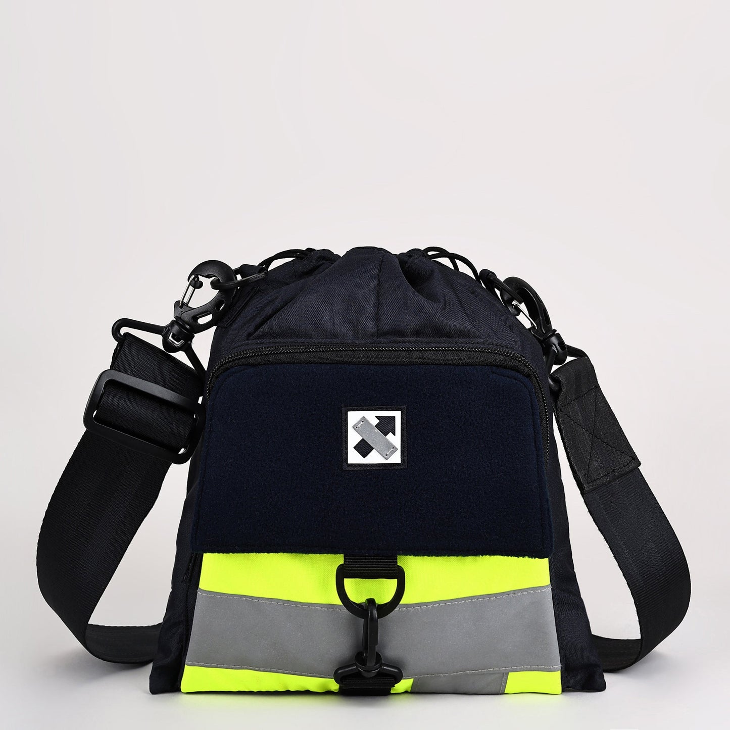 Strobe Drawstring Crossbody Bag - Navy - 29 Styles Available