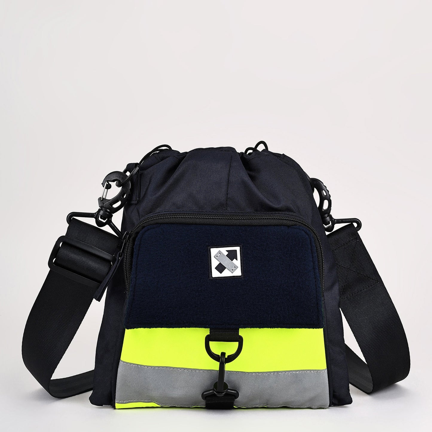 Strobe Drawstring Crossbody Bag - Navy - 29 Styles Available