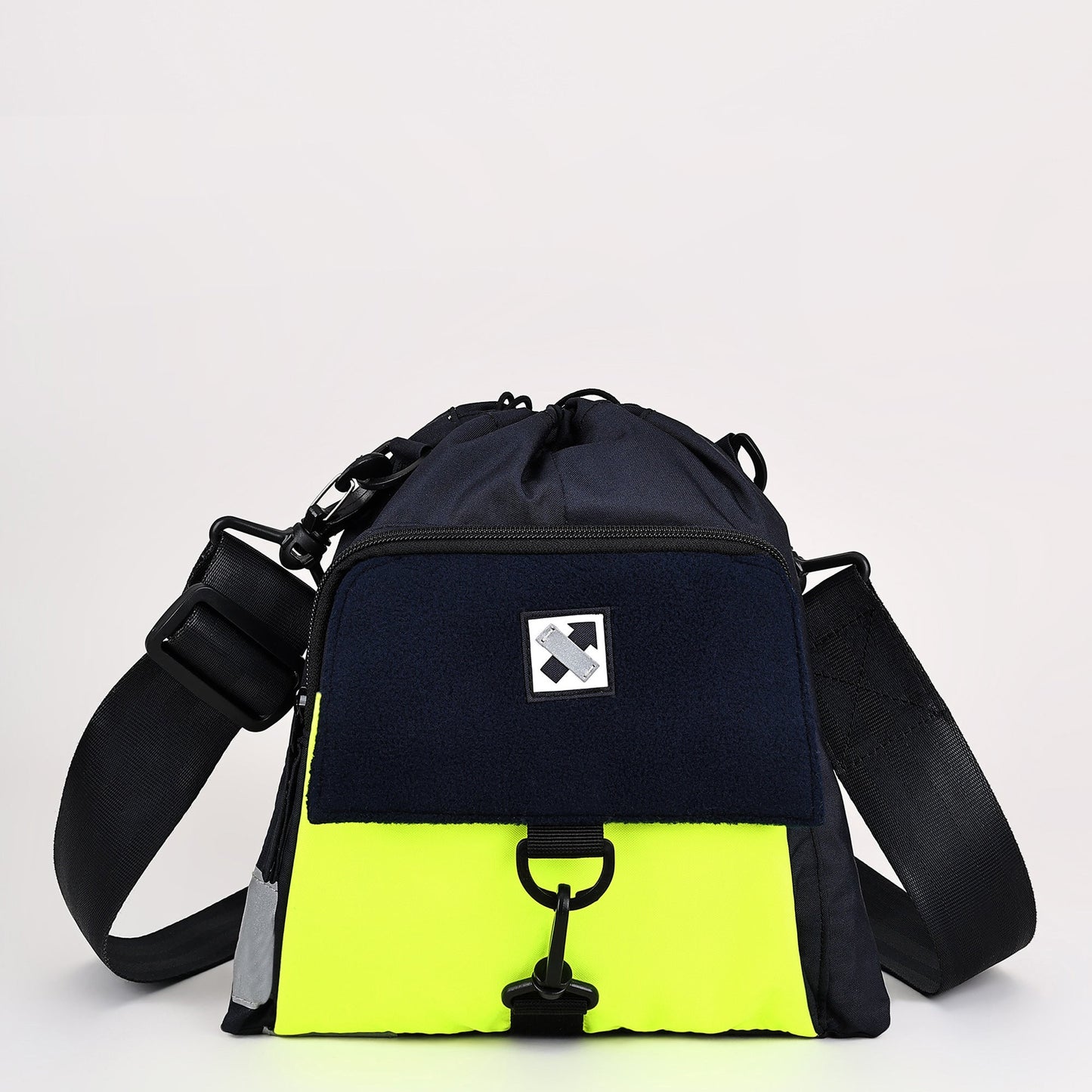 Strobe Drawstring Crossbody Bag - Navy - 29 Styles Available
