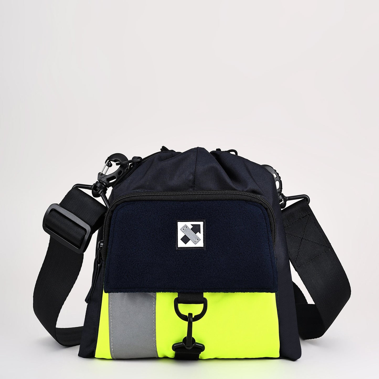 Strobe Drawstring Crossbody Bag - Navy - 29 Styles Available
