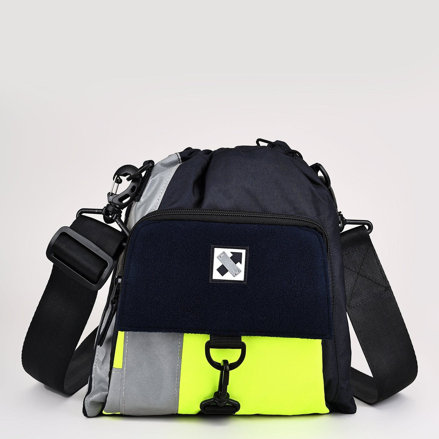 Strobe Drawstring Crossbody Bag - Navy - 29 Styles Available