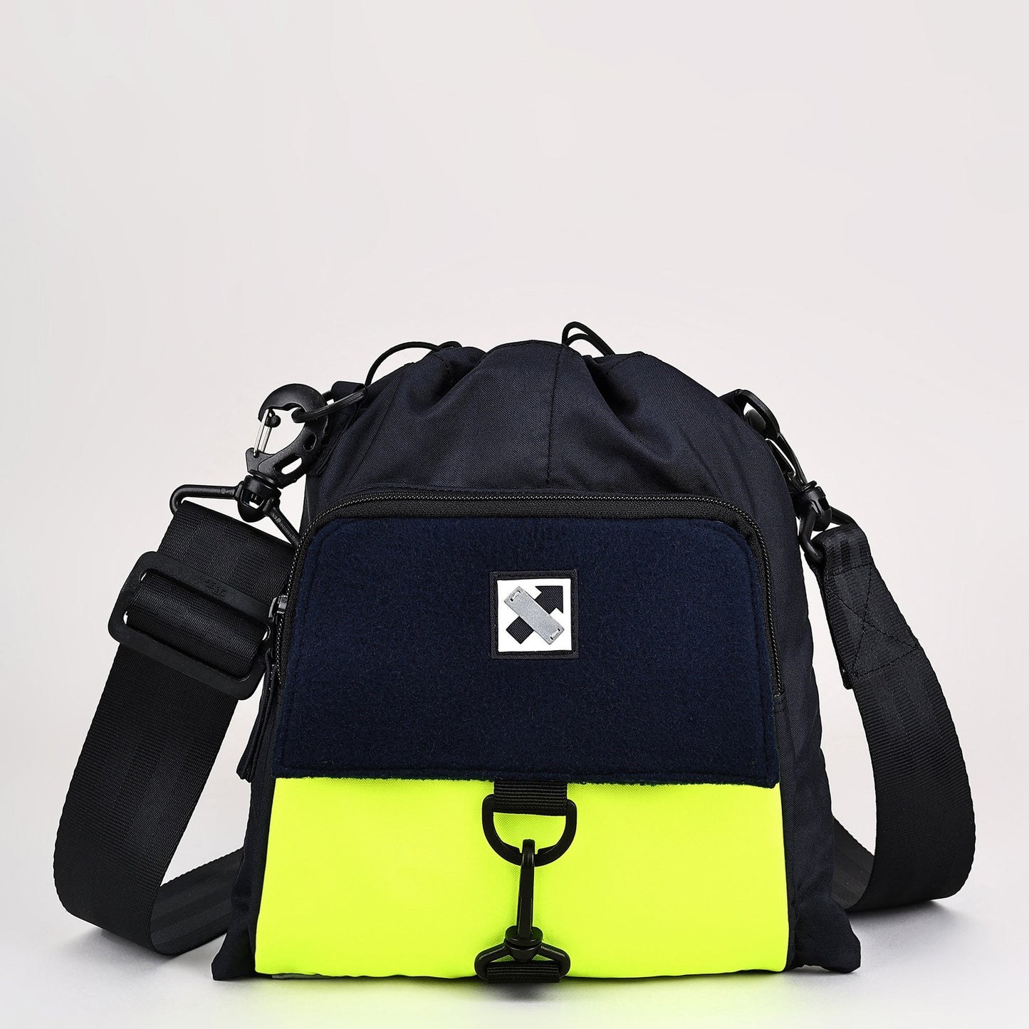 Strobe Drawstring Crossbody Bag - Navy - 29 Styles Available