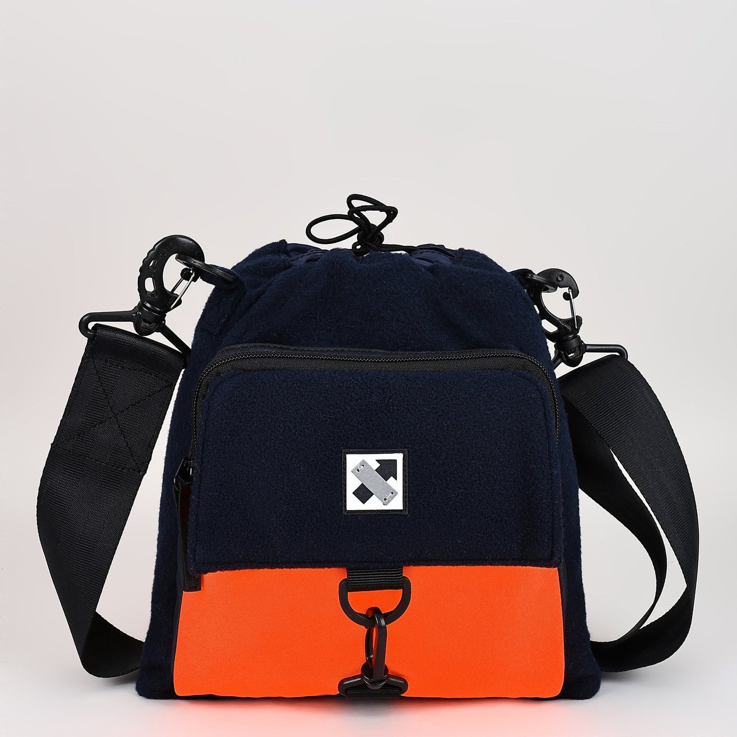 Strobe Drawstring Crossbody Bag - Navy - 29 Styles Available