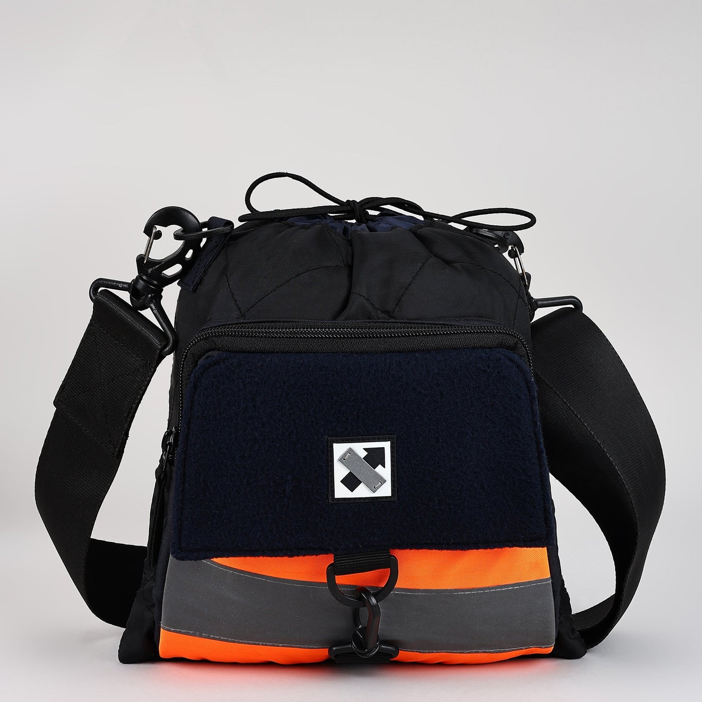 Strobe Drawstring Crossbody Bag - Navy - 29 Styles Available