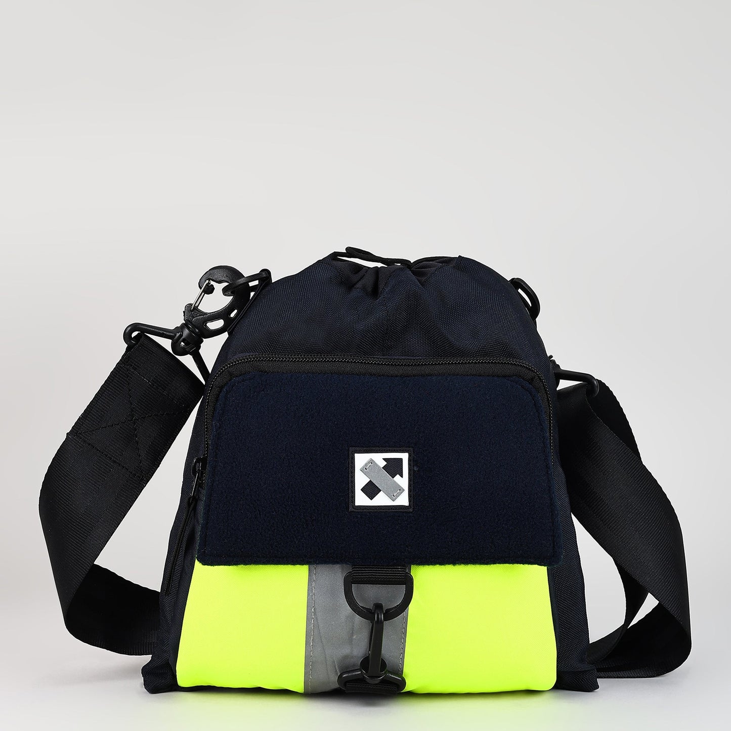 Strobe Drawstring Crossbody Bag - Navy - 29 Styles Available