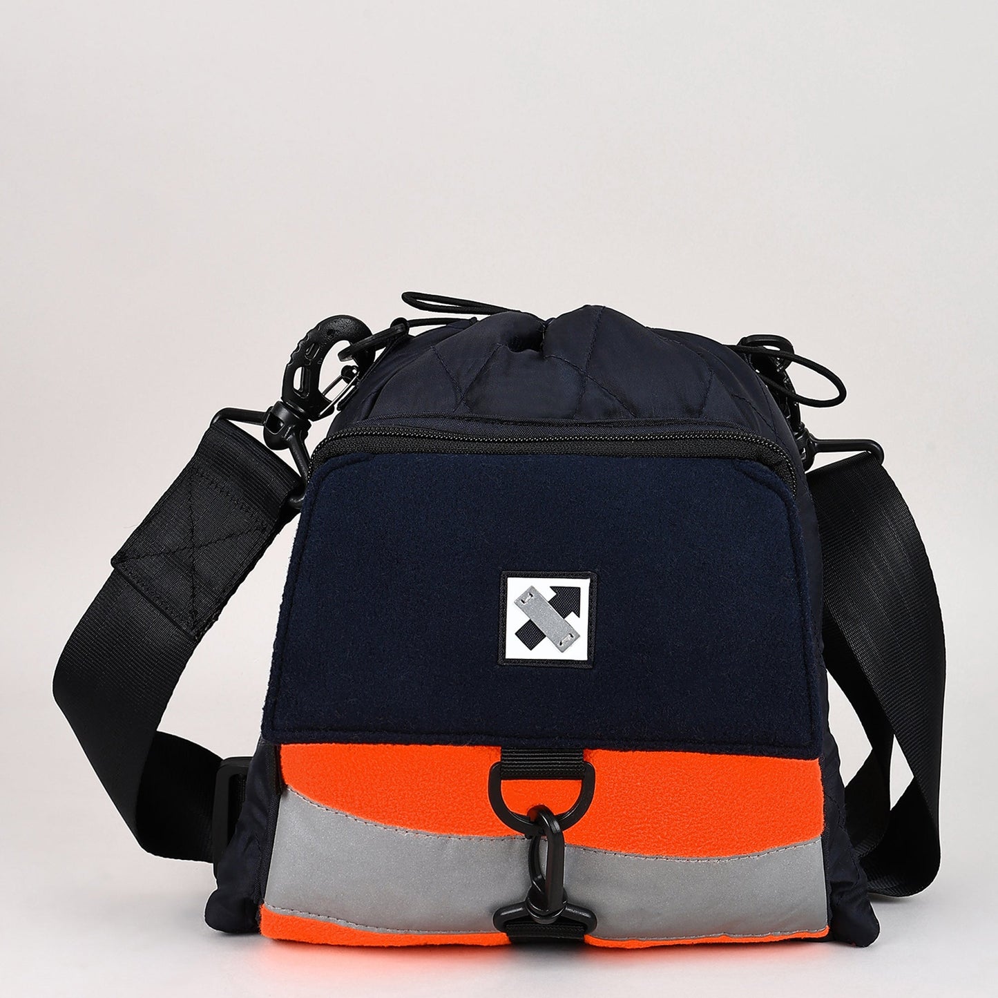 Strobe Drawstring Crossbody Bag - Navy - 29 Styles Available