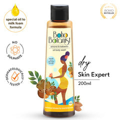 Boho botanist Almond & Babassu Oil Body Wash 200ml