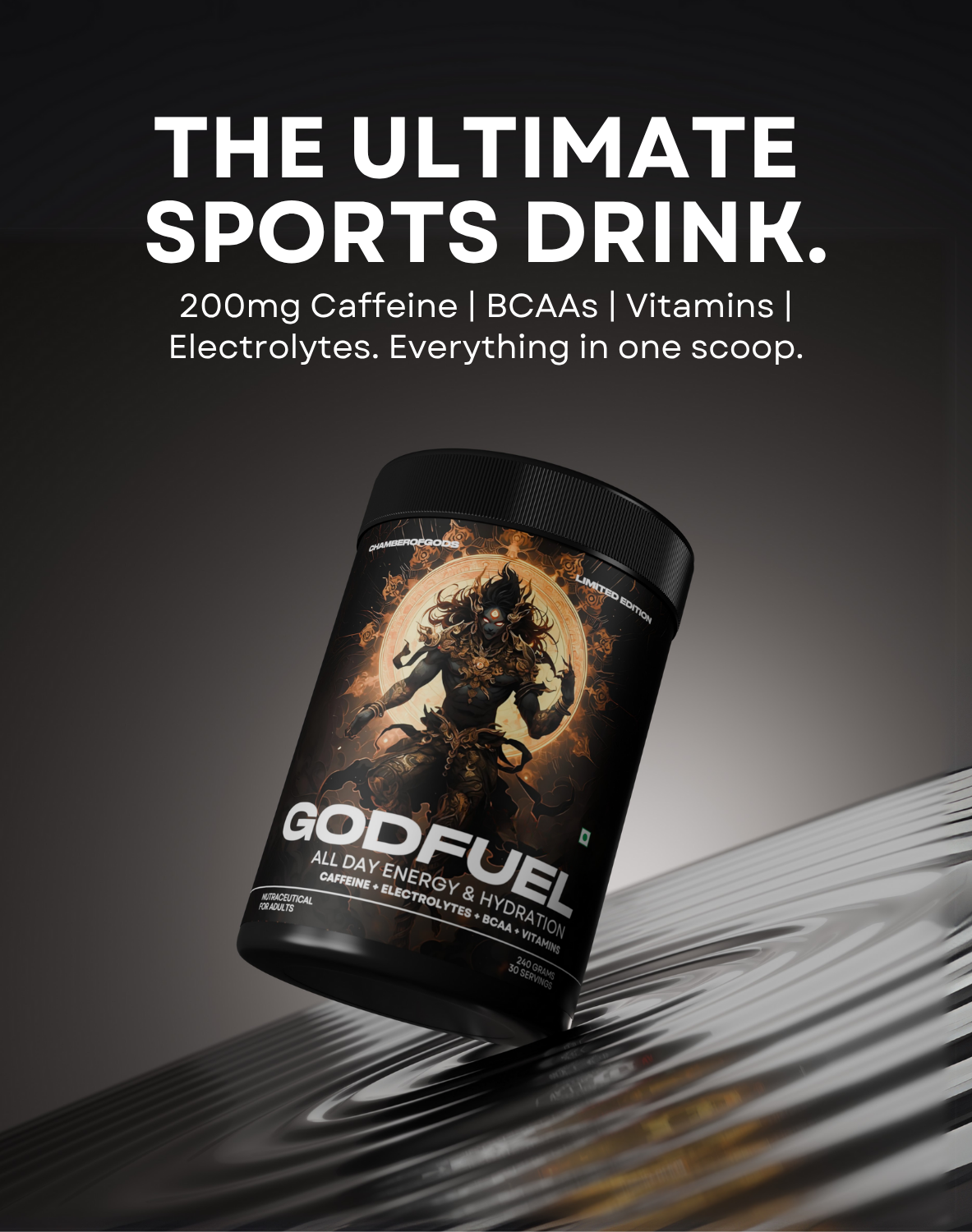 GodFuel - The Ultimate Sports Energy Drink | Caffeine + Energy & Recovery Matrix