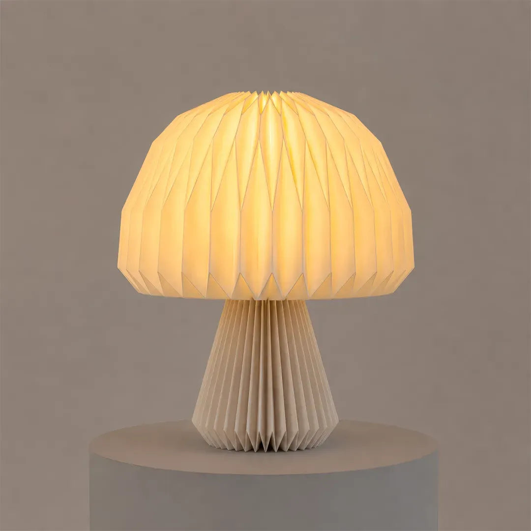 Mushroom Origami Table Lamp