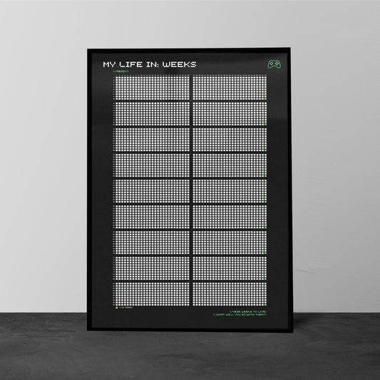 Memento Mori | Life Calender - Acrylic Board - Game Mode