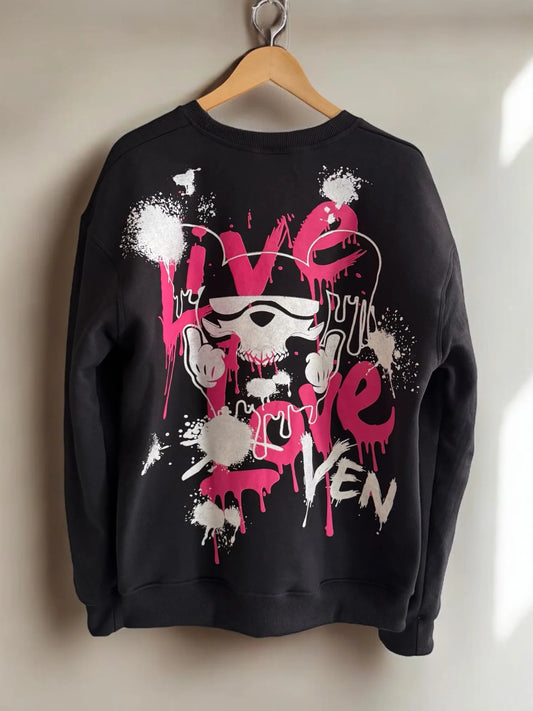 Black Graffiti Sweatshirt