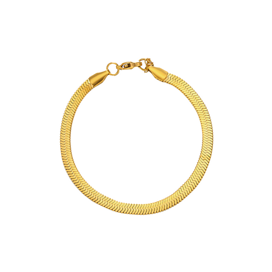FLAT SNAKE Bracelet (GOLD)