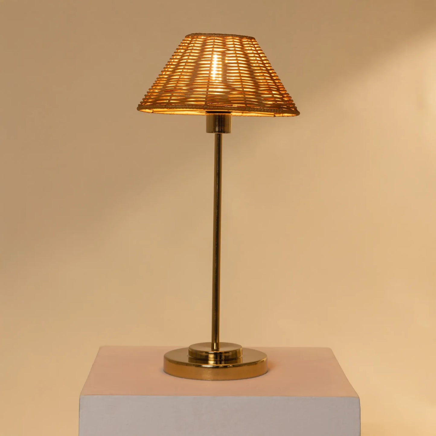 Natural Cane Table Lamp