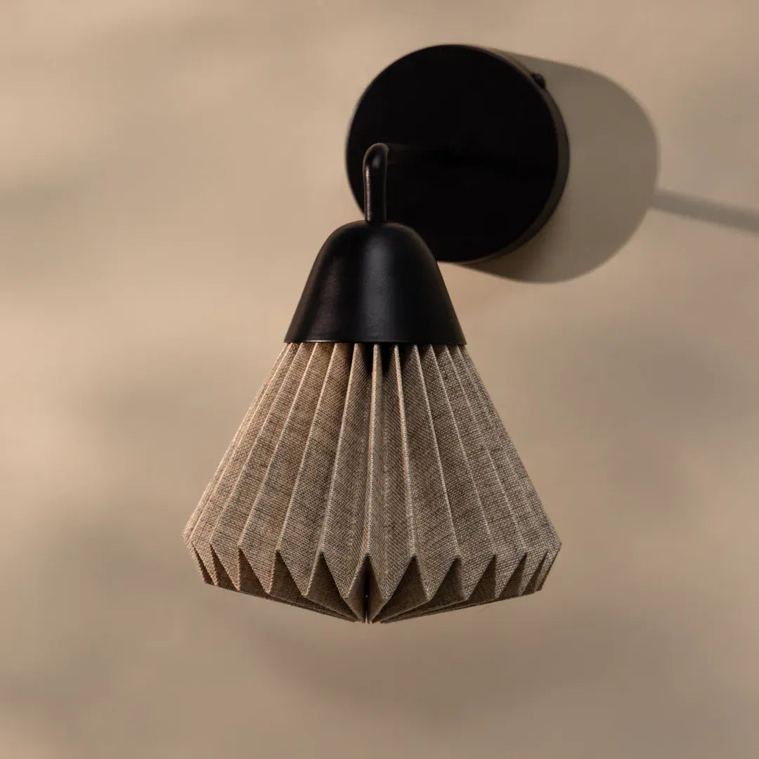 Linen Downlighter Wall Sconce