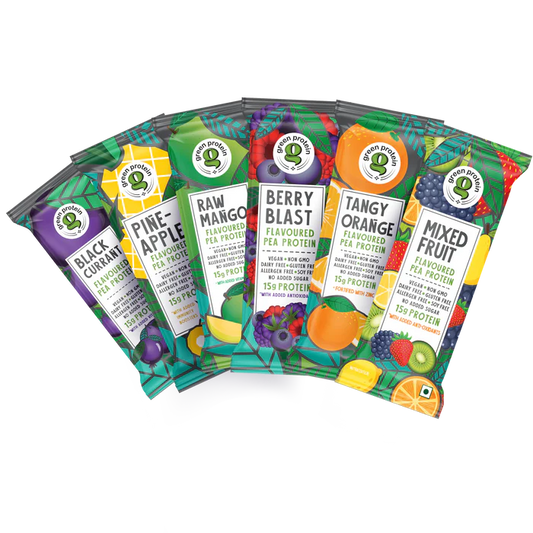 Regular Assorted Sachets 15g Plant Protein - Pack of 12