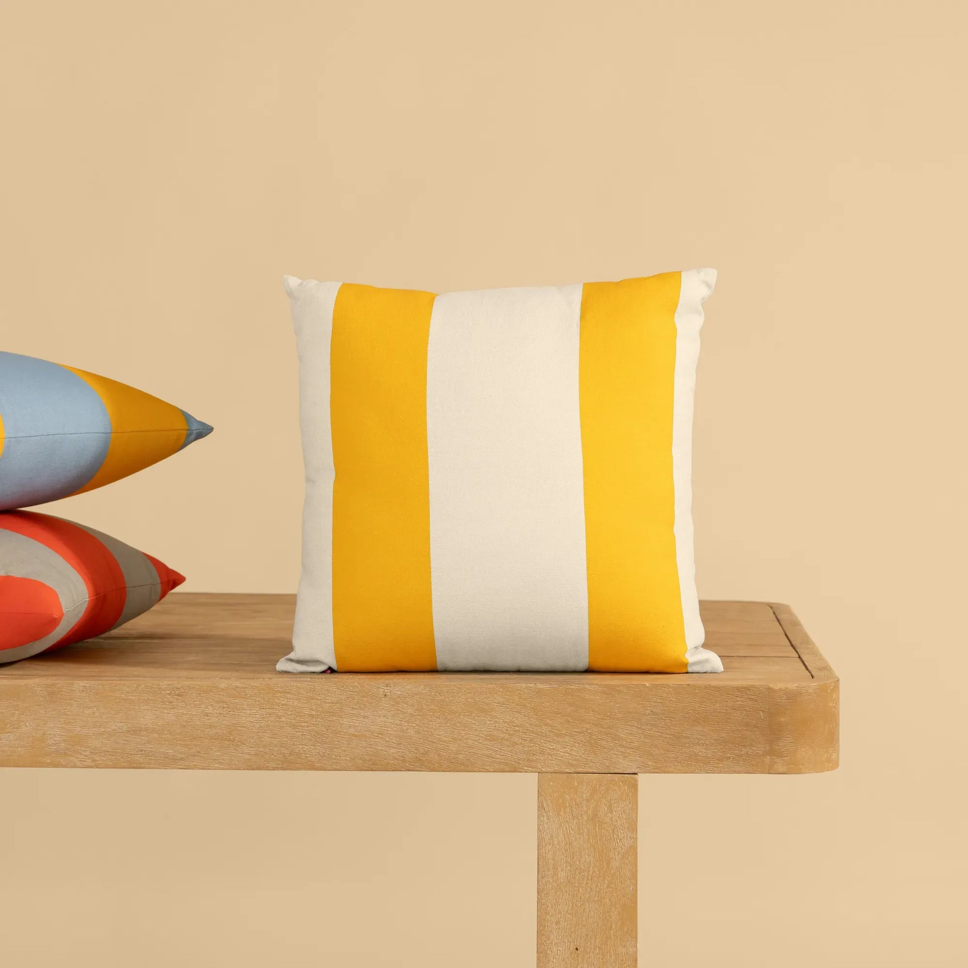 Colourways Cushion Cover Buttercream With Filler