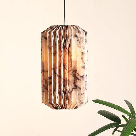 Drum Pendant Marble Print