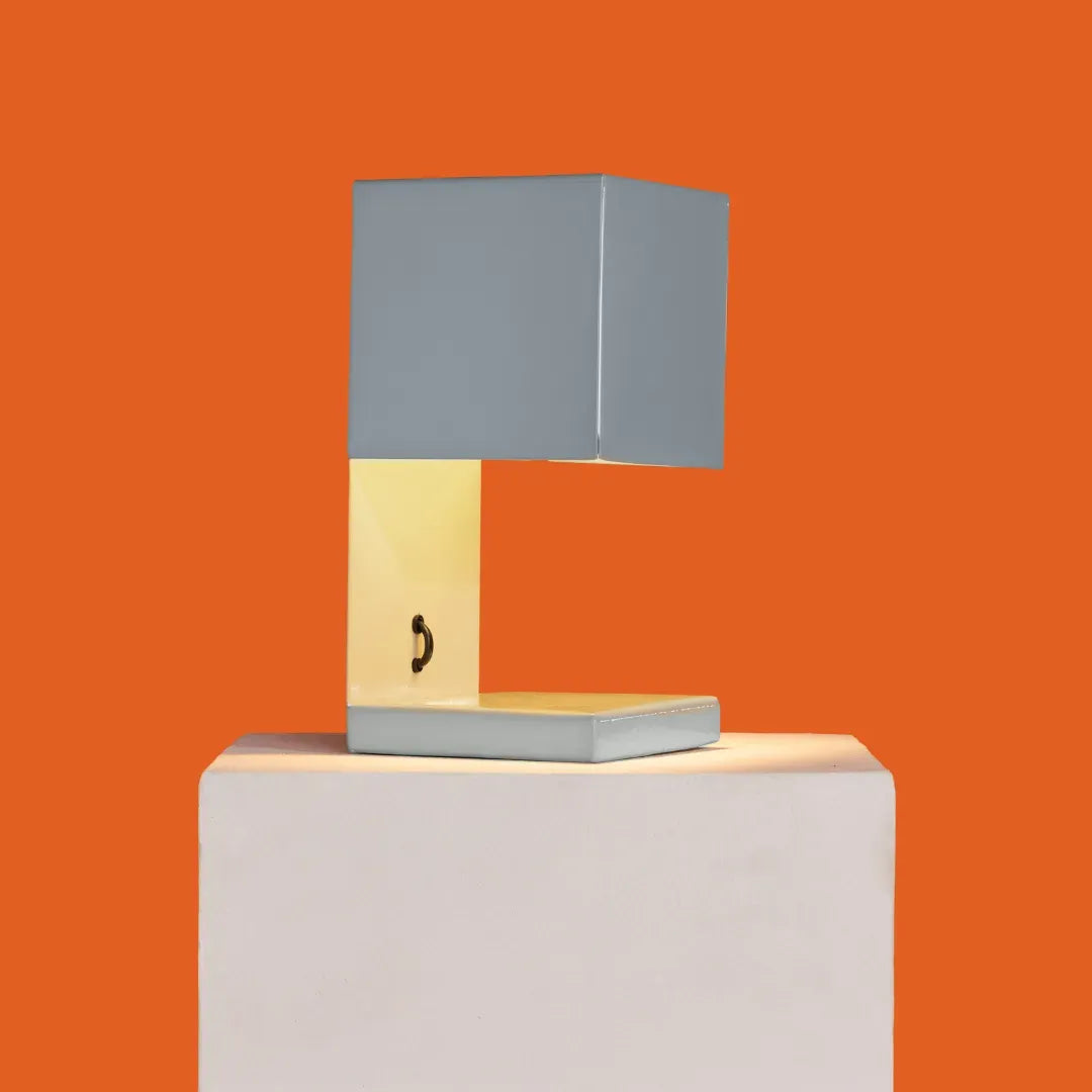 Fold Cube Table Lamp - Ivory