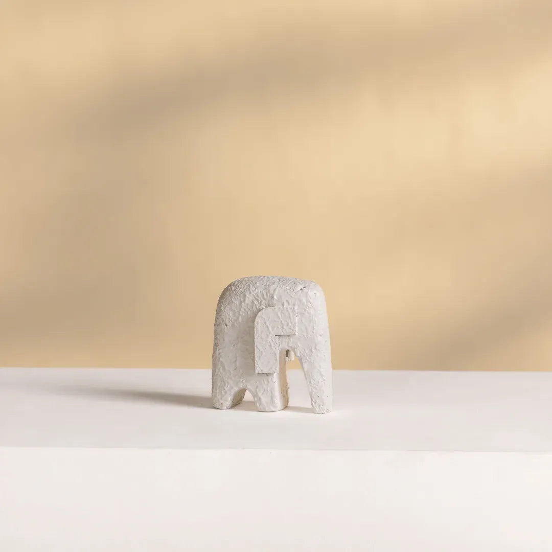 Jumbo White Elephant Figurine