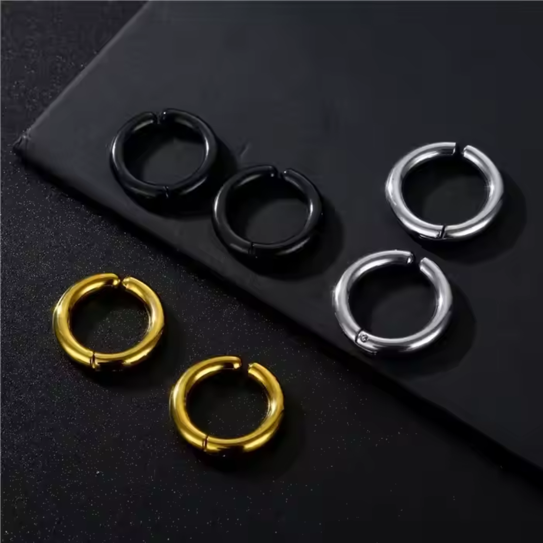 PRESSING HOOP - (BLACK UNPIERCED)