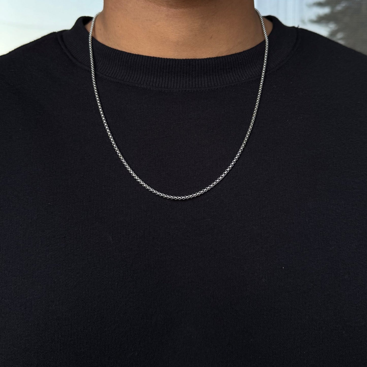 MICRO BOX CHAIN (SILVER)
