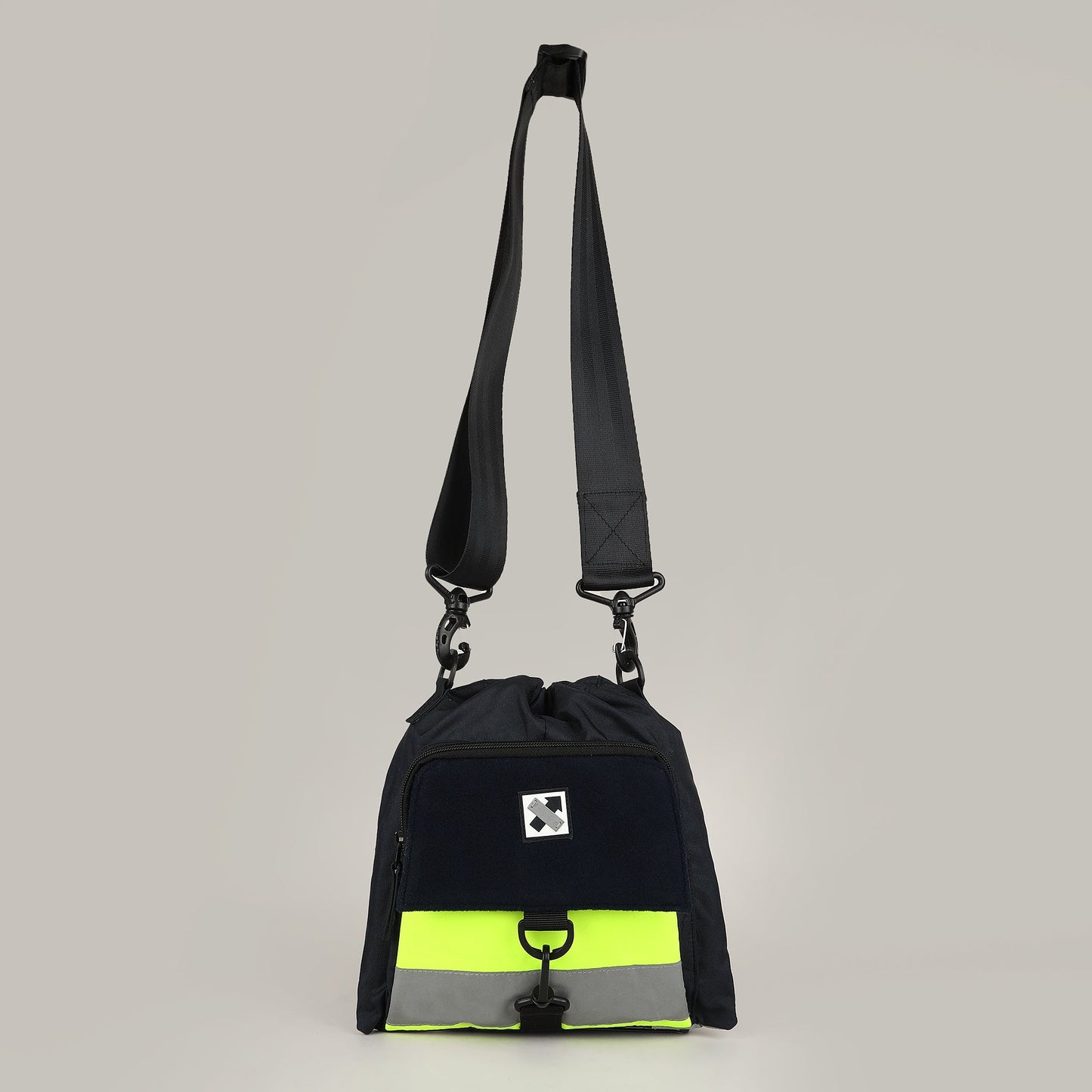 Strobe Drawstring Crossbody Bag - Navy - 29 Styles Available