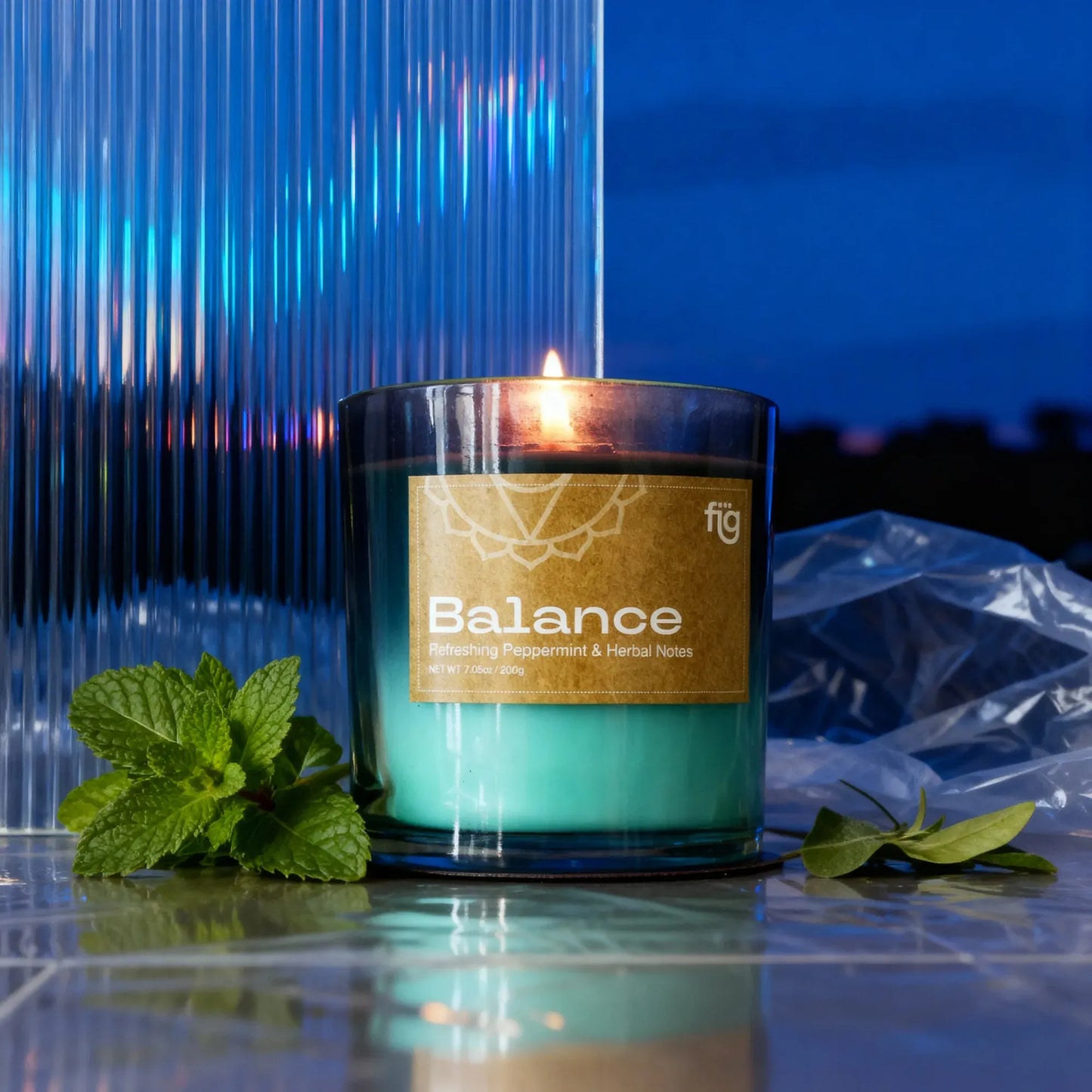 Balance Peppermint Scented Candle
