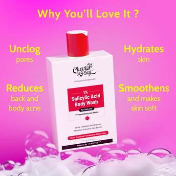 Chemist at Play Salicylic Acid Body Wash for Acne Control- 473ml