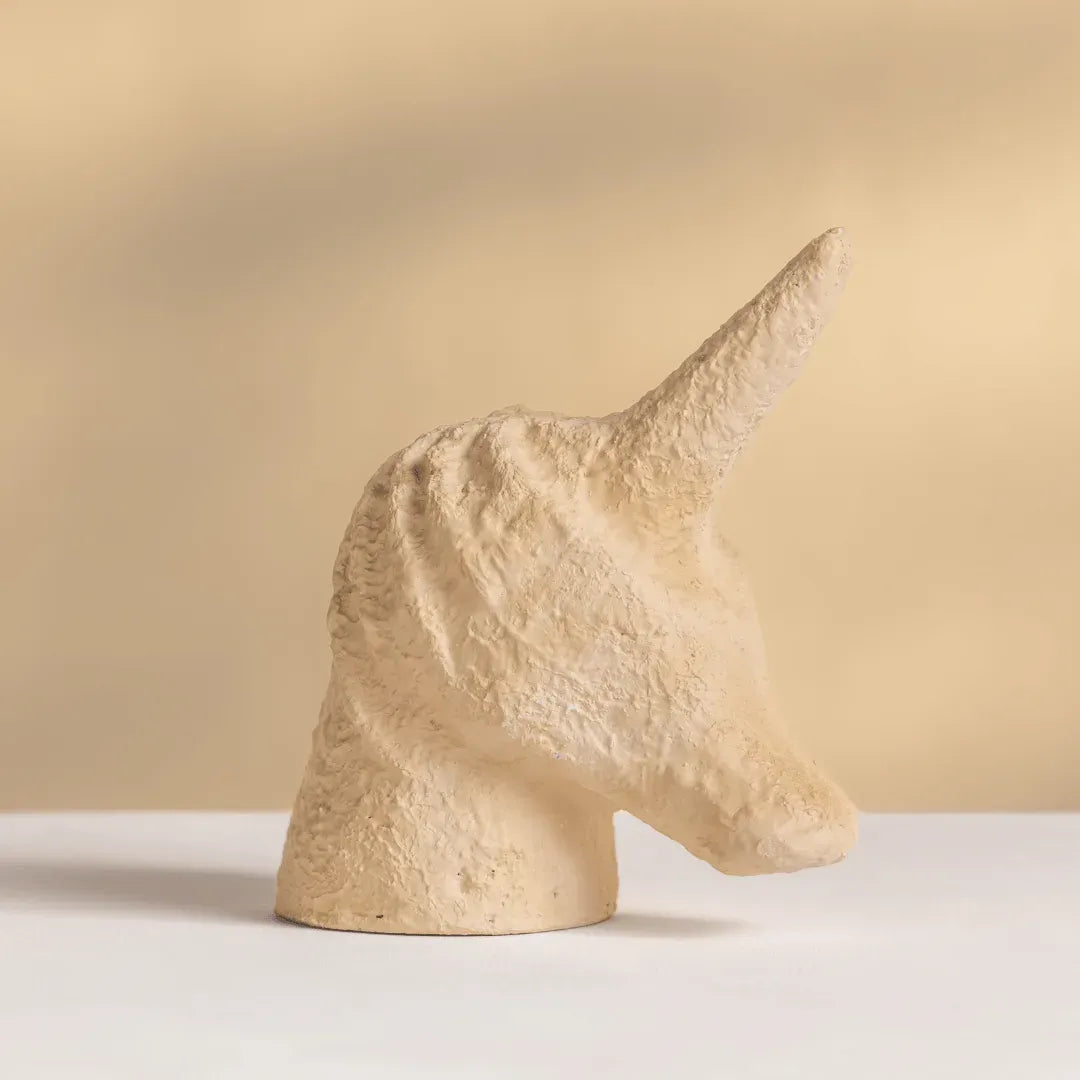 Unicorn Figurine in Beige