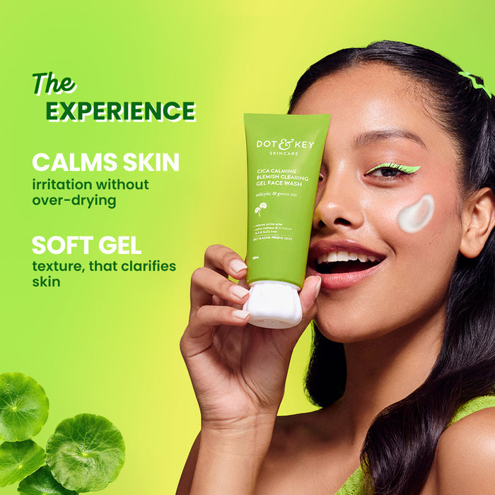Dot & key Cica + Salicylic Acid Face Wash for Oily Skin
