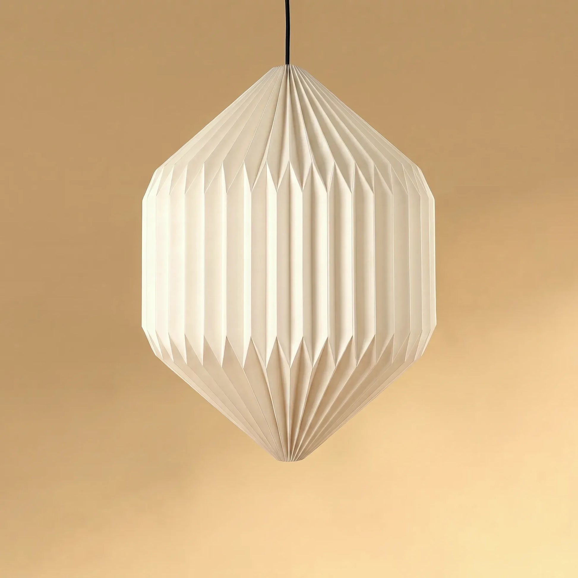 Oblong Origami Pendant Lamp