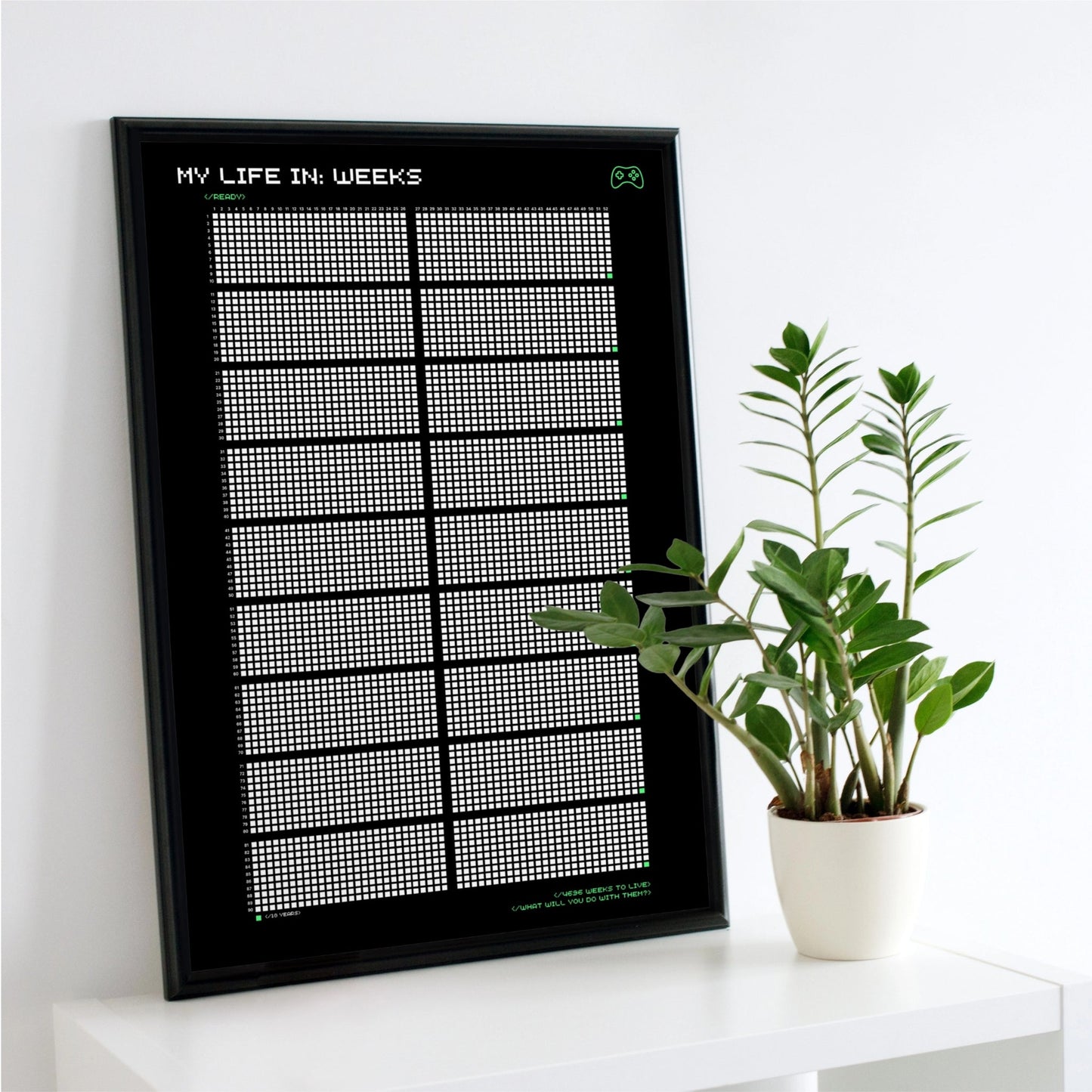 MEMENTO MORI | LIFE CALENDER - ACRYLIC BOARD - GAME MODE