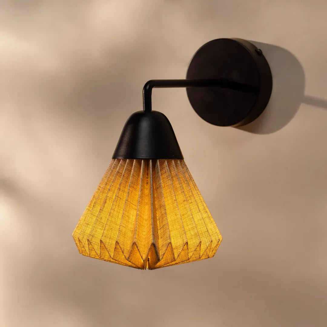 Linen Downlighter Wall Sconce