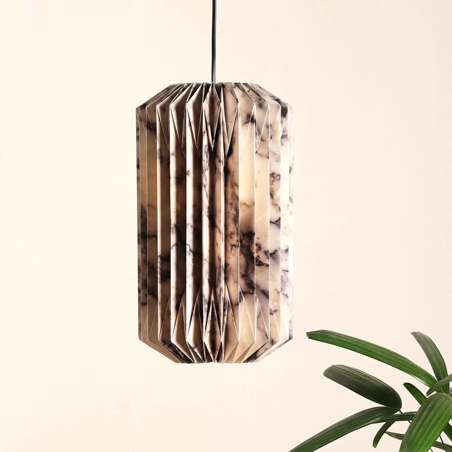 Drum Pendant Marble Print