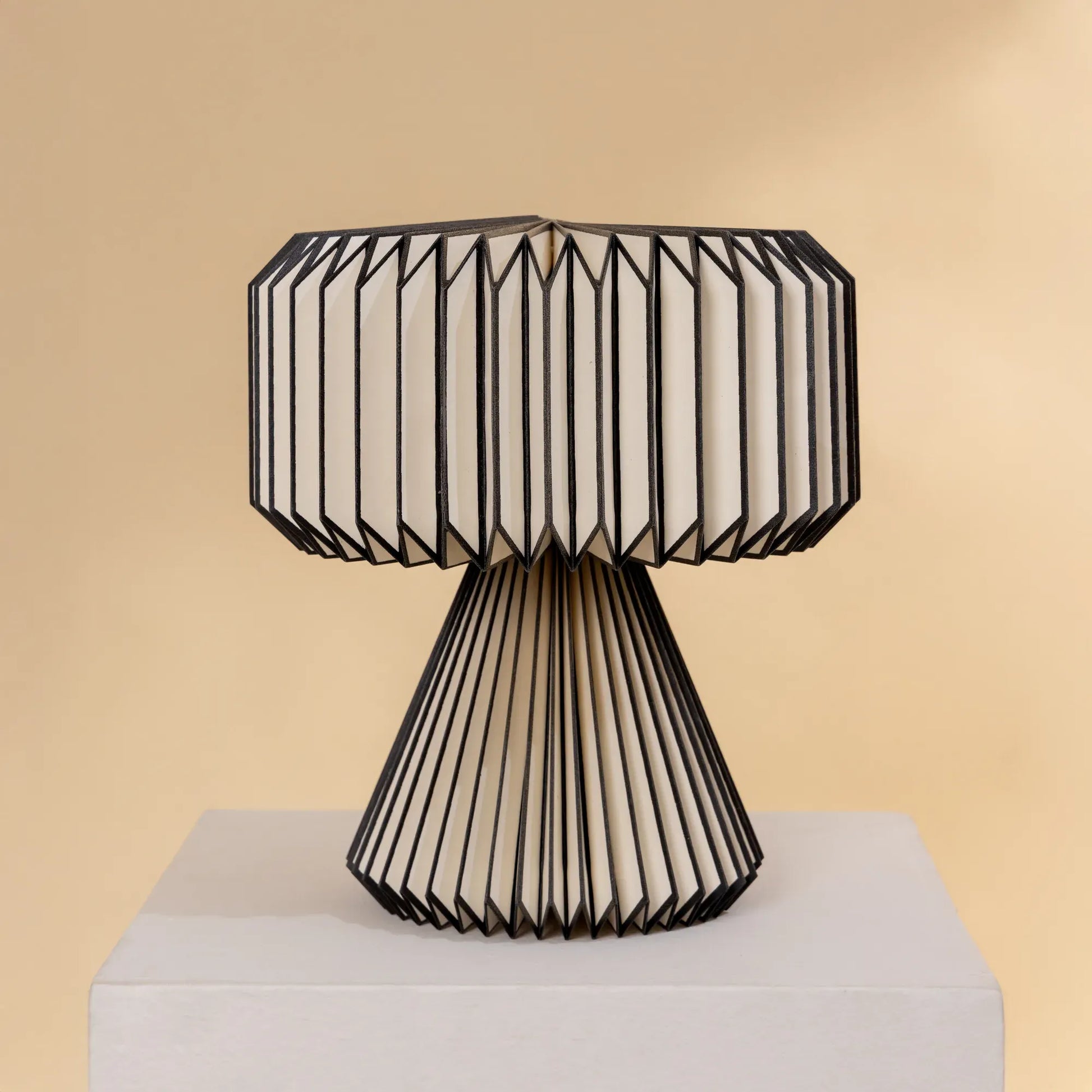 Orilamp Origami Black Table Lamp