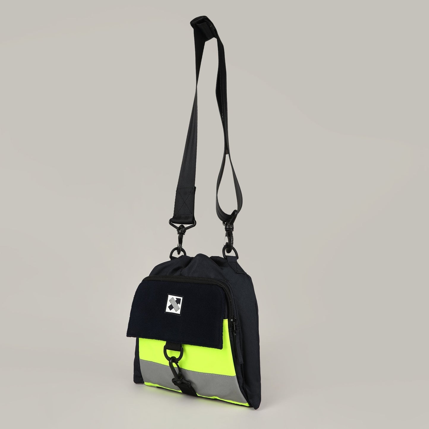 Strobe Drawstring Crossbody Bag - Navy - 29 Styles Available