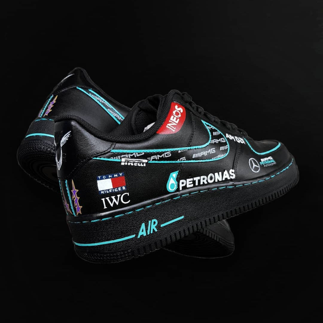 Lewis Hamilton x Mercedes AMG F1 // Nike Air Force 1