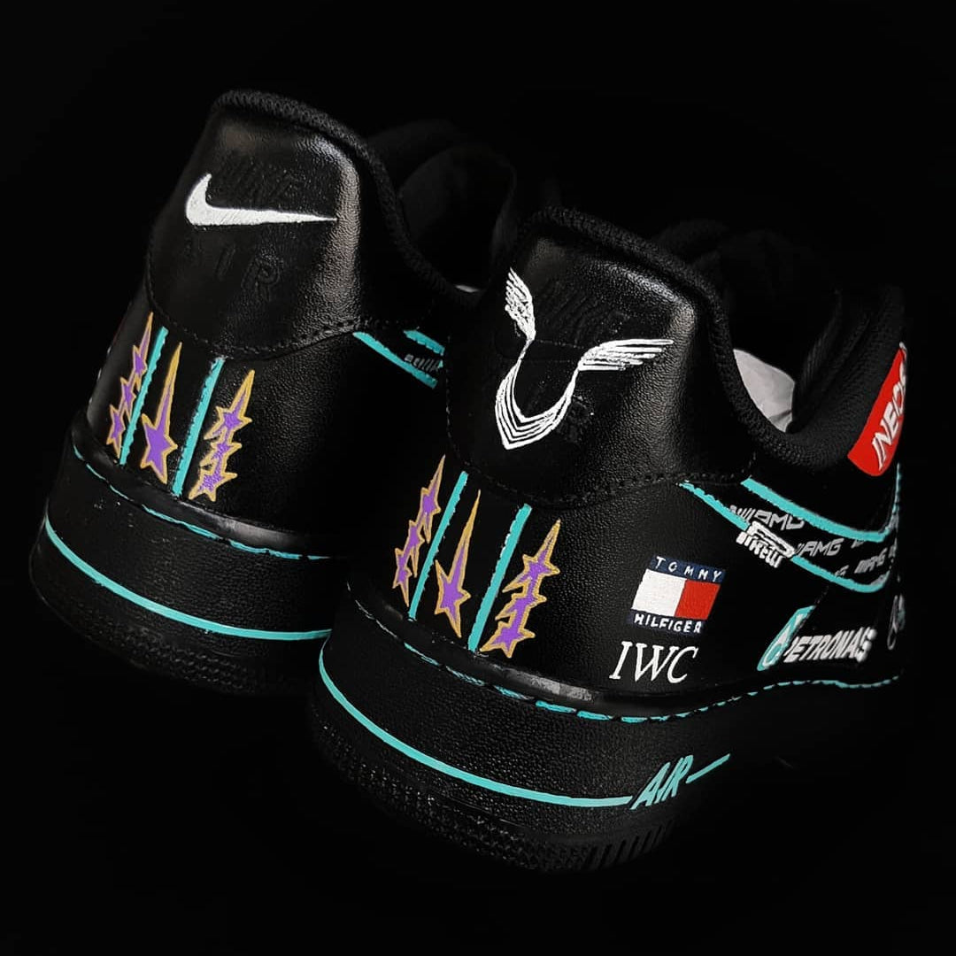Lewis Hamilton x Mercedes AMG F1 // Nike Air Force 1