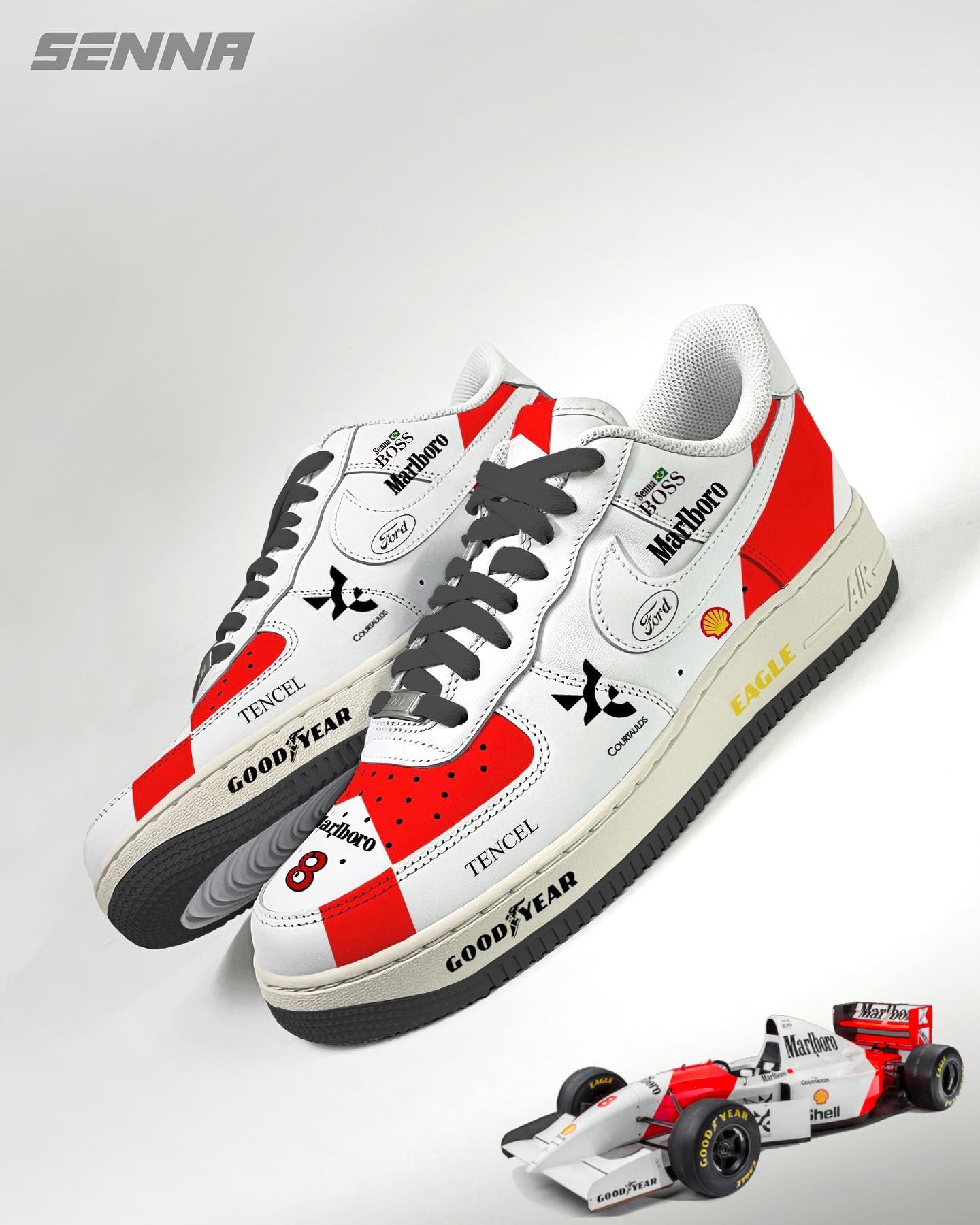 Ayrton Senna x McLaren // Nike Air Force 1
