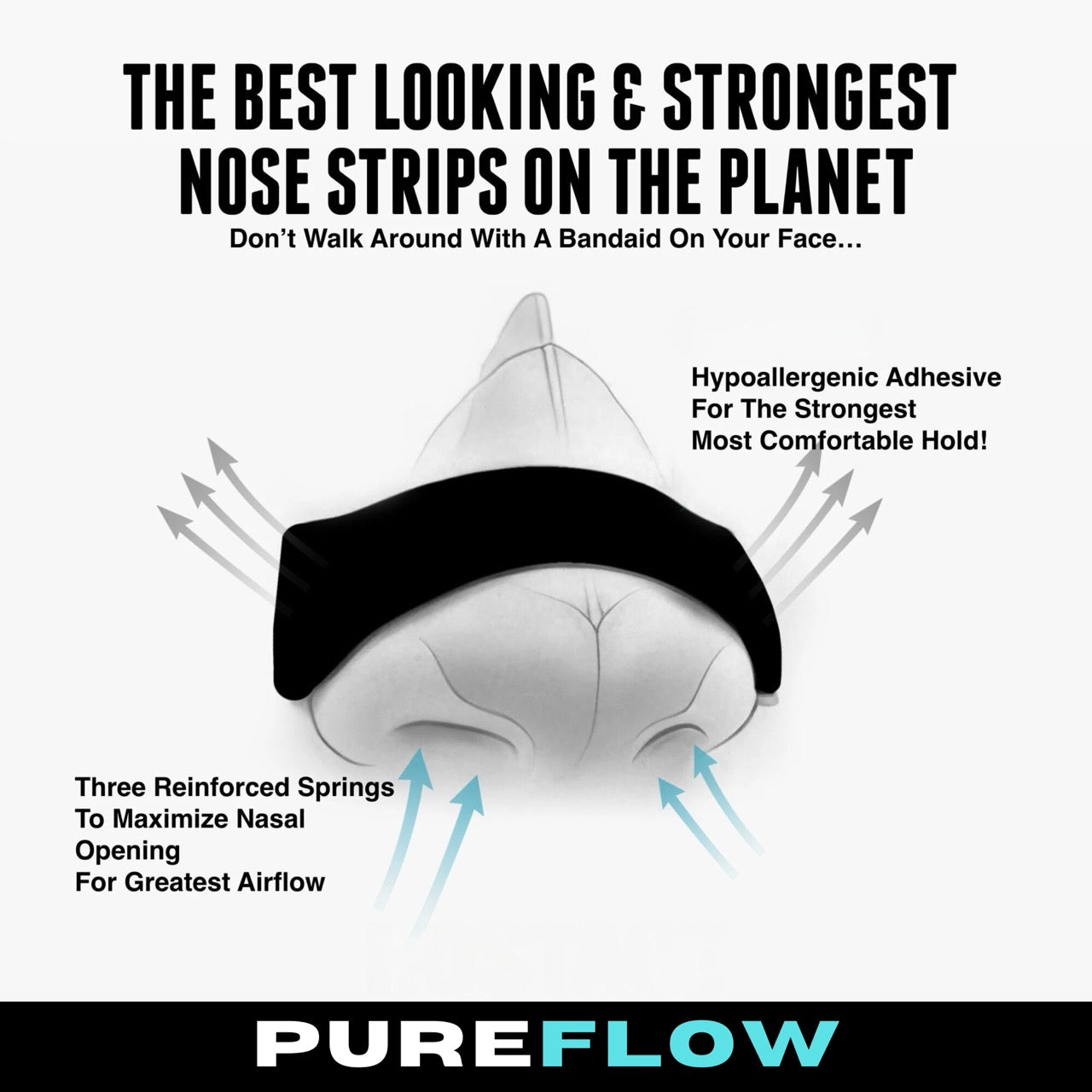 PUREFLOW NASAL STRIPS