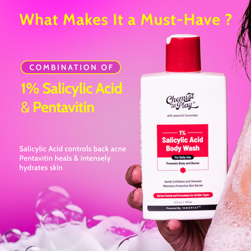 Chemist at Play Salicylic Acid Body Wash for Acne Control- 473ml